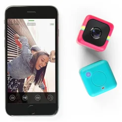Polaroid - Polaroid Cube+ Wi-Fi Mini Lifestyle Action Camera - Full HD 1440p - Action Sports Cameras - Black - Avvenice