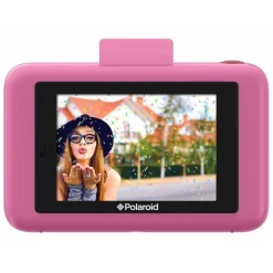 Polaroid - Polaroid Snap Touch Instant Print Digital Camera With LCD Display (Pink) with Zink Zero Ink Printing Technology - Avvenice