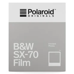 Polaroid Originals - B&W Film for SX-70 - Classic White Frame - Film for Polaroid Originals SX-70 Cameras - Avvenice