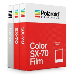 Polaroid Originals - Core Film Triple Pack Color for SX-70 - Classic White Frame - Film for Polaroid Originals SX-70 Cameras - Avvenice