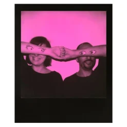 Polaroid Originals - Rose Film for 600 Duochrome - Black Frame - Film for Polaroid Originals 600 Cameras - OneStep 2 - Avvenice