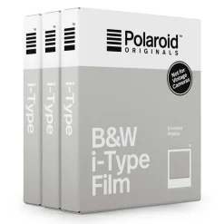 Polaroid Originals - Triple Pack for iType - Classic White Frame - Blackout Film for Polaroid Originals Cameras - OneStep 2 - Avvenice