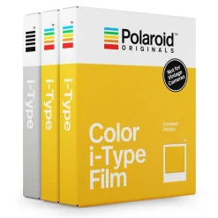 Polaroid Originals - Triple Pack for iType - Classic White Frame - Core Film for Polaroid Originals i-Type Cameras - OneStep 2 - Avvenice