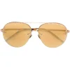 Pomellato - Aviator Sunglasses - Brown Gold - Pomellato Eyewear - Avvenice