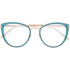 Pomellato - Cat Eye Optical Glasses - Blue Gold - Pomellato Eyewear - Avvenice