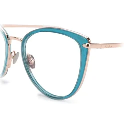 Pomellato - Cat Eye Optical Glasses - Blue Gold - Pomellato Eyewear - Avvenice