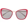 Pomellato - Cat Eye Sunglasses - Red Black - Pomellato Eyewear - Avvenice