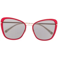 Pomellato - Cat Eye Sunglasses - Red Black - Pomellato Eyewear - Avvenice