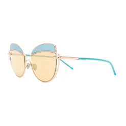 Pomellato - Cat Eye Sunglasses - Gold Blu - Pomellato Eyewear - Avvenice