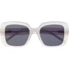 Pomellato - Oversize Frame Sunglasses - White Silver - Pomellato Eyewear - Avvenice
