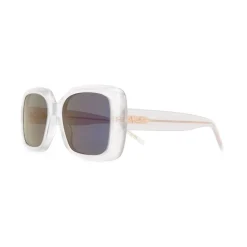 Pomellato - Oversize Frame Sunglasses - White Silver - Pomellato Eyewear - Avvenice
