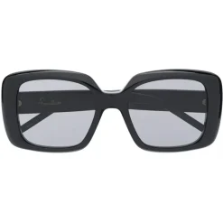Pomellato - Oversize Frame Sunglasses - Black - Pomellato Eyewear - Avvenice