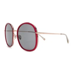 Pomellato - Round Frame Sunglasses - Red Gold - Pomellato Eyewear - Avvenice
