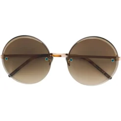 Pomellato - Round Sunglasses - Brown Gold - Pomellato Eyewear - Avvenice