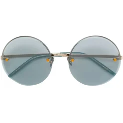 Pomellato - Round Sunglasses - Light Blue Gold - Pomellato Eyewear - Avvenice