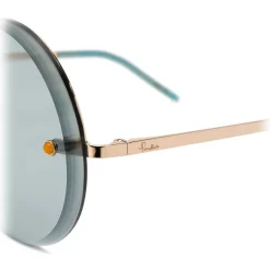 Pomellato - Round Sunglasses - Light Blue Gold - Pomellato Eyewear - Avvenice