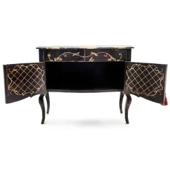 Porte Italia Interiors - Serenissima Cabinet - Chest - Special Venetian Black Chest - Avvenice