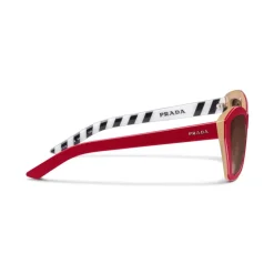 Prada - Cat Eye Sunglasses - Ruby Red Sandy Beige - Prada Collection - Sunglasses - Prada Eyewear - Avvenice