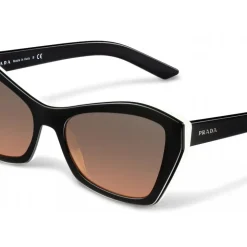 Prada - Cat Eye Sunglasses - Black Ivory - Prada Collection - Sunglasses - Prada Eyewear - Avvenice
