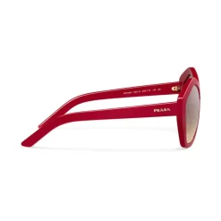 Prada - Oversized Sunglasses - Ruby Red - Prada Collection - Sunglasses - Prada Eyewear - Avvenice