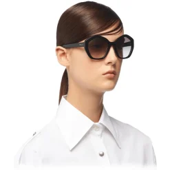 Prada - Oversized Sunglasses - Black - Prada Collection - Sunglasses - Prada Eyewear - Avvenice