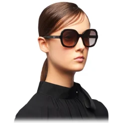 Prada - Oversized Sunglasses - Tortoiseshell + Black - Prada Collection - Sunglasses - Prada Eyewear - Avvenice