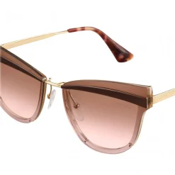 Prada - Prada Cinéma - Cocoa & Pale Gold Cat Eye Sunglasses - Prada Cinéma Collection - Sunglasses - Prada Eyewear - Avvenice