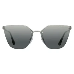 Prada - Prada Cinéma - Dark Steel Irregular Cat Eye Sunglasses - Prada Cinéma Collection - Sunglasses - Prada Eyewear - Avvenice