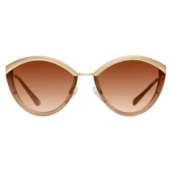 Prada - Prada Cinéma - Gray Crystal Nude Sunglasses - Prada Cinéma Collection - Sunglasses - Prada Eyewear - Avvenice