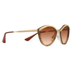 Prada - Prada Cinéma - Gray Crystal Nude Sunglasses - Prada Cinéma Collection - Sunglasses - Prada Eyewear - Avvenice