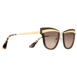 Prada - Prada Cinéma - Pale Gold Sand Cat Eye Sunglasses - Prada Cinéma Collection - Sunglasses - Prada Eyewear - Avvenice