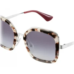 Prada - Prada Cinéma - Square Sunglasses - Chalky White Tortoiseshell - Prada Collection - Sunglasses - Prada Eyewear - Avvenice
