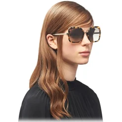 Prada - Prada Cinéma - Square Sunglasses - Medium Tortoiseshell - Prada Collection - Sunglasses - Prada Eyewear - Avvenice