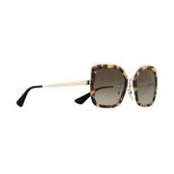 Prada - Prada Cinéma - Square Sunglasses - Medium Tortoiseshell - Prada Collection - Sunglasses - Prada Eyewear - Avvenice