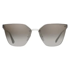 Prada - Prada Cinéma - Steel Irregular Cat Eye Sunglasses - Prada Cinéma Collection - Sunglasses - Prada Eyewear - Avvenice
