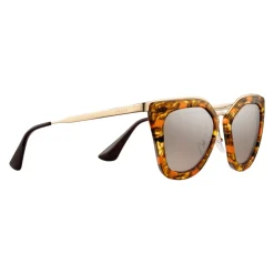 Prada - Prada Cinéma - Striated Papaya Cat Eye Bold Sunglasses - Prada Cinéma Collection - Sunglasses - Prada Eyewear - Avvenice