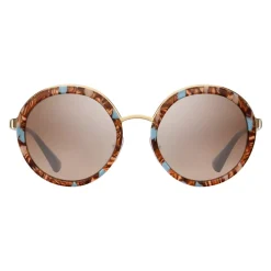 Prada - Prada Cinéma - Striped Astral Round Sunglasses - Prada Cinéma Collection - Sunglasses - Prada Eyewear - Avvenice