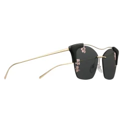 Prada - Prada Collection - Black and Gold Cat Eye Sunglasses - Prada Collection - Sunglasses - Prada Eyewear - Avvenice