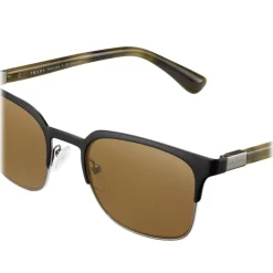 Prada - Prada Collection - Gold Classic Square Logo Sunglasses - Prada Collection - Sunglasses - Prada Eyewear - Avvenice