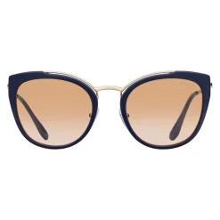 Prada - Prada Collection - Black and Soleil Round Cat Eye Sunglasses - Prada Collection - Sunglasses - Prada Eyewear - Avvenice