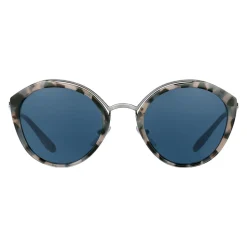 Prada - Prada Collection - Astral Turtle Round Cat Eye Sunglasses - Prada Collection - Sunglasses - Prada Eyewear - Avvenice