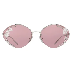 Prada - Prada Collection - Silver Oval Sunglasses - Prada Collection - Sunglasses - Prada Eyewear - Avvenice