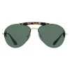 Prada - Prada Collection - Gold and Tortoise Aviator Top Bar Sunglasses - Prada Collection - Sunglasses - Prada Eyewear - Avvenice