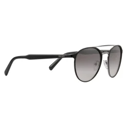 Prada - Prada Collection - Dark Black Round Double Deck Sunglasses - Prada Collection - Sunglasses - Prada Eyewear - Avvenice