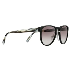 Prada - Prada Collection - Black Square Rounded Sunglasses - Prada Collection - Sunglasses - Prada Eyewear - Avvenice