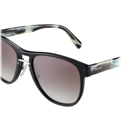 Prada - Prada Collection - Black Square Rounded Sunglasses - Prada Collection - Sunglasses - Prada Eyewear - Avvenice