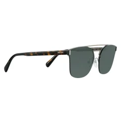 Prada - Prada Collection - Anthracite Square Top Bar Sunglasses - Prada Collection - Sunglasses - Prada Eyewear - Avvenice