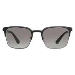 Prada - Prada Collection - Black Matt Classic Square Logo Sunglasses - Prada Collection - Sunglasses - Prada Eyewear - Avvenice