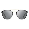 Prada - Prada Collection - Black Round Double Deck Sunglasses - Prada Collection - Sunglasses - Prada Eyewear - Avvenice