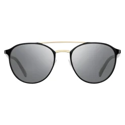 Prada - Prada Collection - Black Round Double Deck Sunglasses - Prada Collection - Sunglasses - Prada Eyewear - Avvenice